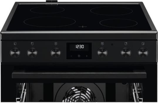 AEG CCB6441NBB SurroundCook Κουζίνα 73lt με Κεραμικές Εστίες Π60cm Μαύρη