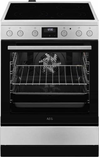 AEG CCB6442MBM Κουζίνα 73lt με Κεραμικές Εστίες Π60cm Inox