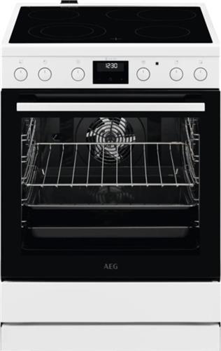 AEG CCB6442MBW Κουζίνα 73lt με Κεραμικές Εστίες Π60cm Λευκή