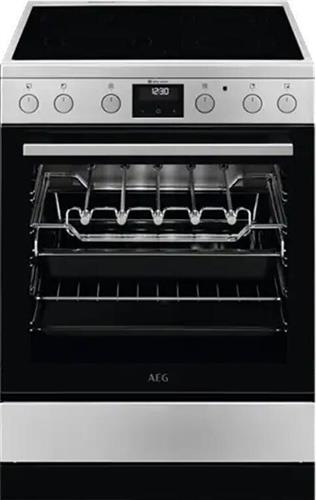 AEG CCB6443MBM Κουζίνα 73lt με Κεραμικές Εστίες Π60cm Inox