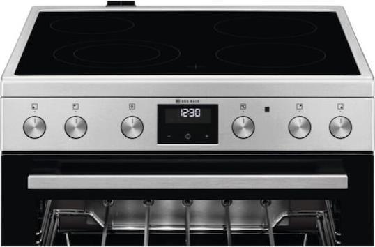 AEG CCB6443NBM SurroundCook Κουζίνα 73lt με Κεραμικές Εστίες Π60cm Inox