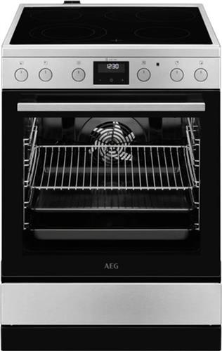 AEG CCB6446ABM Κουζίνα 73lt με Κεραμικές Εστίες Π60cm Inox