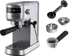 AEG EC6-1-6ST Ημιαυτόματη Μηχανή Espresso 1450W Πίεσης 15bar Inox