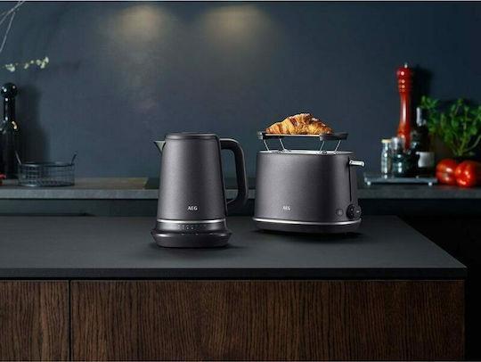 AEG K7-1-6BP Βραστήρας 1.7lt 2400W Black Pearl