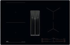 AEG TH84CB03CB Bridge Extractor Hob Επαγωγική Εστία Αυτόνομη με Απορροφητήρα & Λειτουργία Κλειδώματος Π80cm & Δώρο A9HOPS Ανοξείδωτα Επαγωγικά Σκεύη Σετ 3τμχ