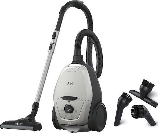 AEG VX82-1-2MG Ηλεκτρική Σκούπα 600W με Σακούλα 3.5lt Λευκή