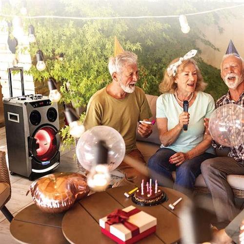 Akai ABTS-112 Σύστημα Karaoke με Ασύρματo Μικρόφωνo σε Μαύρο Χρώμα 110582-0079