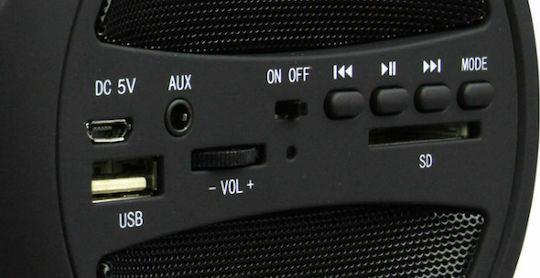 Akai ABTS-11B Ηχείο Bluetooth 10W με Ραδιόφωνο Μαύρο 110582-0011