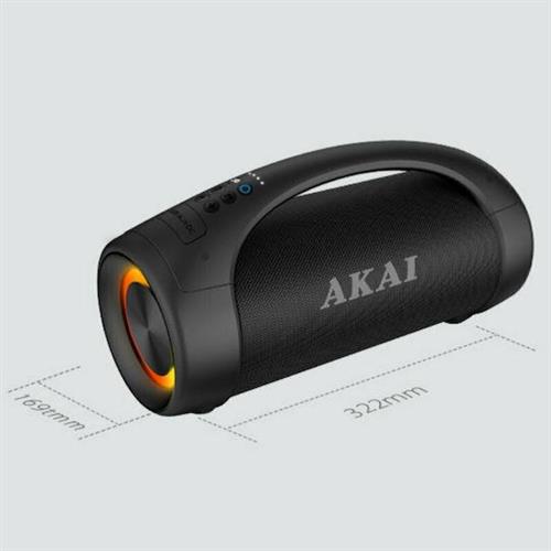 Akai ABTS-55 Ηχείο Bluetooth 50W με Ραδιόφωνο και Διάρκεια Μπαταρίας έως 3.8 ώρες Μαύρο 110582-0101