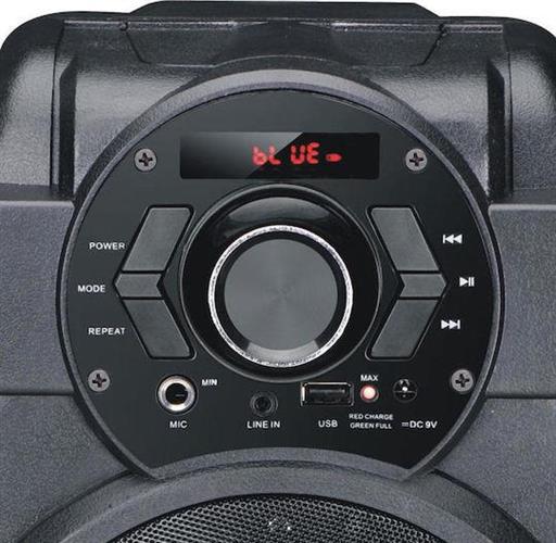 Akai ABTS-806 Ηχείο με λειτουργία Karaoke σε Μαύρο Χρώμα 110582-0003