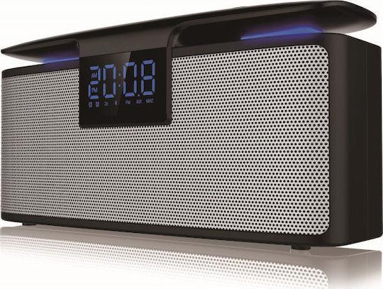 Akai ABTS-M10 Επιτραπέζιο Ραδιόφωνο Επαναφορτιζόμενο με Bluetooth και USB Μαύρο 110582-0081