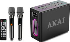 Akai ABTSW-120 Ηχείο Karaoke με Ασύρματα Μικρόφωνα σε Μαύρο Χρώμα 110583-0043