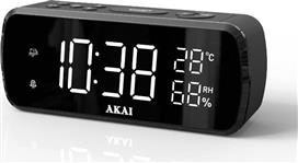 Akai ACR-1080 Επιτραπέζιο Ψηφιακό Ρολόι με Ξυπνητήρι & Ραδιόφωνο