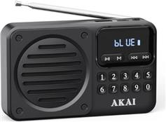 Akai APR-300BK Retro Ραδιοφωνάκι με Bluetooth και USB Μαύρο