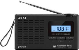 Akai APR-600 Φορητό Ραδιόφωνο Επαναφορτιζόμενο με Bluetooth