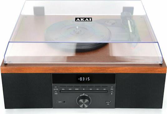 Akai ATT-14BT Πικάπ με Προενίσχυση και Ενσωματωμένα Ηχεία Μαύρο 110584-0006