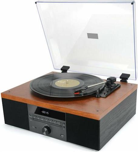 Akai ATT-14BT Πικάπ με Προενίσχυση και Ενσωματωμένα Ηχεία Μαύρο 110584-0006