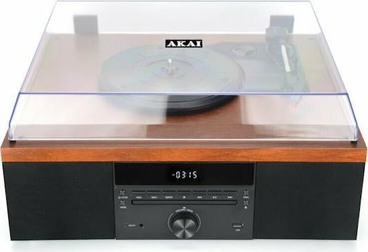 Akai ATT-14BT Πικάπ με Προενίσχυση και Ενσωματωμένα Ηχεία Μαύρο 110584-0006