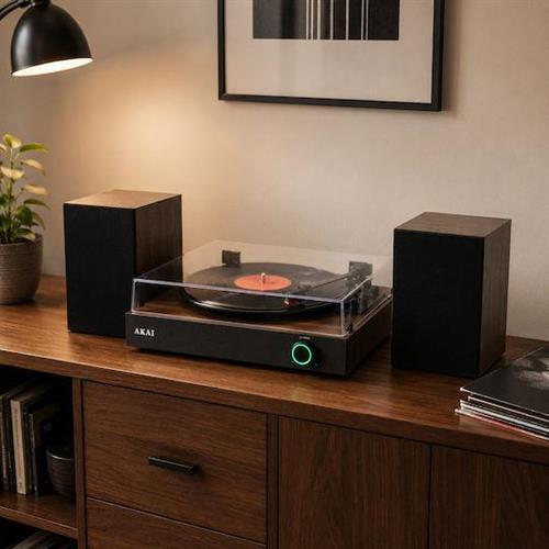 Akai ATT-200SP Πικάπ με Belt Drive Μαύρο