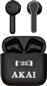 Akai BTE-J101 In-ear Bluetooth Handsfree Ακουστικά με Θήκη Φόρτισης Μαύρα 110591-0003