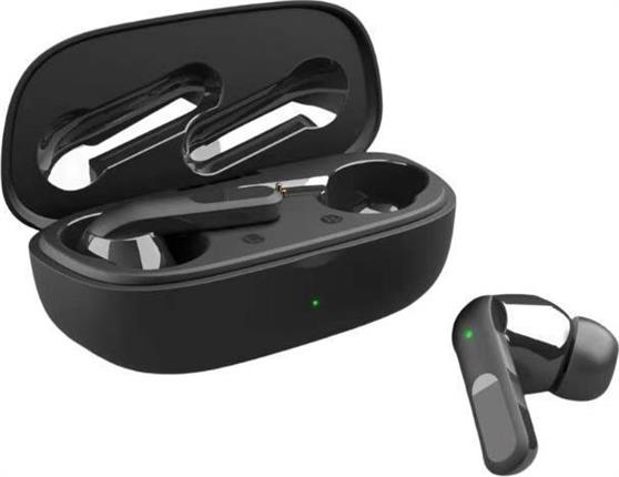 Akai BTE-J20ANC In-ear Bluetooth Handsfree Ακουστικά με Θήκη Φόρτισης Μαύρα