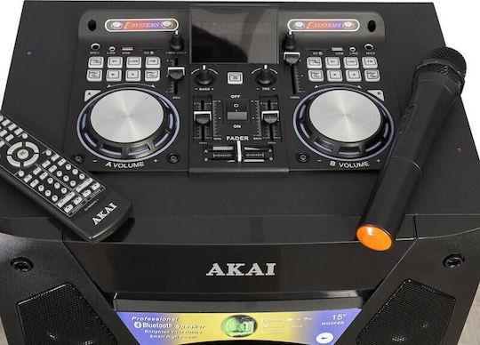 Akai DJ-S5H Σύστημα Karaoke με Ασύρματo Μικρόφωνo σε Μαύρο Χρώμα 110582-0020