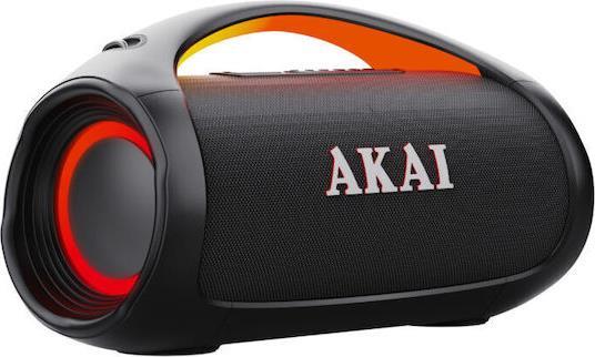 Akai Wavestormer Ηχείο Bluetooth 110W με Διάρκεια Μπαταρίας έως 6 ώρες Μαύρο