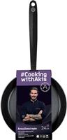 Akis Petretzikis Cooking With Αkis Τηγάνι από Αλουμίνιο με Αντικολλητική Επίστρωση 24cm 30005077