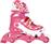 Amila 48923 Inline Αυξομειούμενα Rollers Ροζ Παιδικά S - No. 31-34