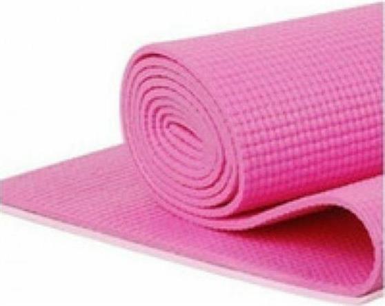 Amila 81706  Στρώμα Γυμναστικής Yoga-Pilates Ροζ 173x61x0.6cm