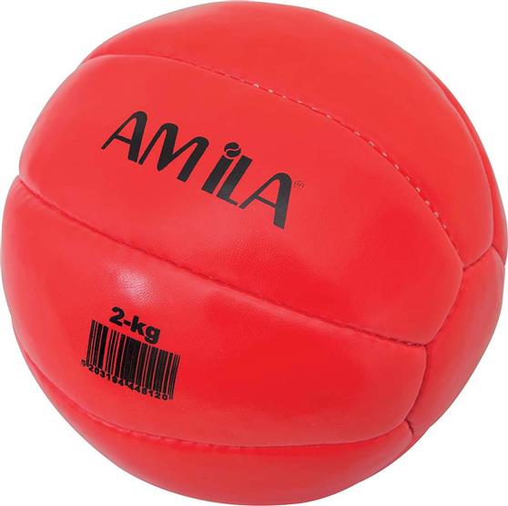 Amila Μπάλα Medicine 2kg σε Κόκκινο Χρώμα 44512