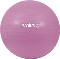 Amila Μπάλα Pilates 55cm 1kg Ροζ Bulk