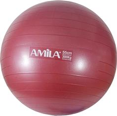 Amila Μπάλα Pilates 65cm 1.35kg Κόκκινη