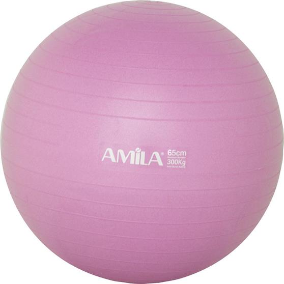 Amila Μπάλα Pilates 65cm 1.35kg Ροζ