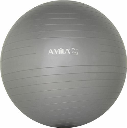 Amila Μπάλα Pilates 75cm 1.7kg Γκρι