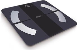 Amila Fit Body 2 Smart Ζυγαριά με Λιπομετρητή & Bluetooth σε Μαύρο χρώμα 95360