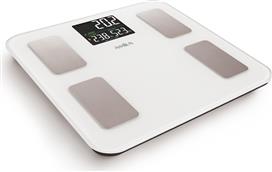 Amila Fitbody 5 Smart Ζυγαριά 180kg με Λιπομετρητή & Bluetooth Λευκή