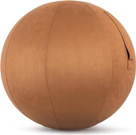 Amila Κάλυμμα Μπάλα Γυμναστικής 65cm Gymball Sueded Καφέ 96791
