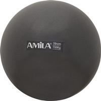 Amila Mini Μπάλα Pilates Μαύρη 19cm 0.15kg