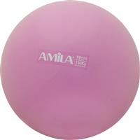 Amila Mini Μπάλα Pilates Ροζ 19cm 0.15kg Bulk