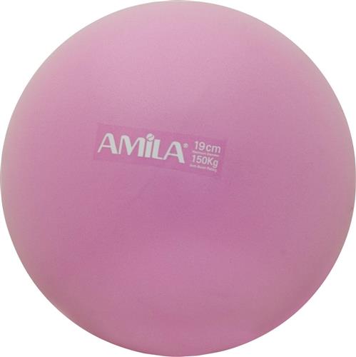 Amila Mini Μπάλα Pilates Ροζ 19cm 0.15kg Bulk
