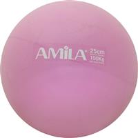 Amila Mini Μπάλα Pilates Ροζ 25cm 0.18kg
