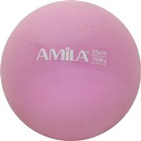 Amila Mini Μπάλα Pilates Ροζ 25cm 0.18kg Bulk