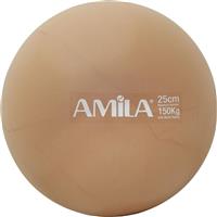 Amila Mini Μπάλα Pilates Χρυσή 25cm 0.18kg Bulk