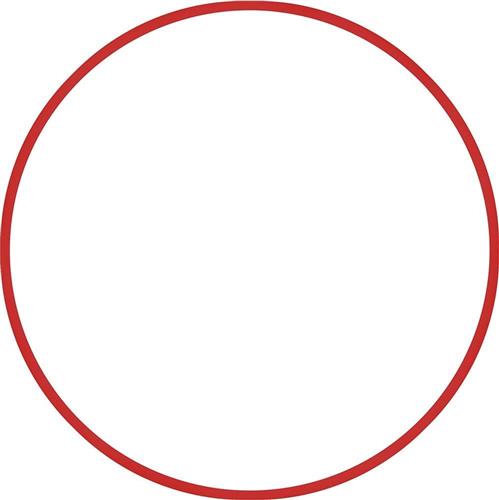 Amila Στεφάνι Ρυθμικής Κόκκινο με Διάμετρο 60cm