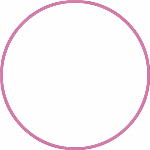 Amila Στεφάνι Ρυθμικής με Διάμετρο 60cm Ροζ