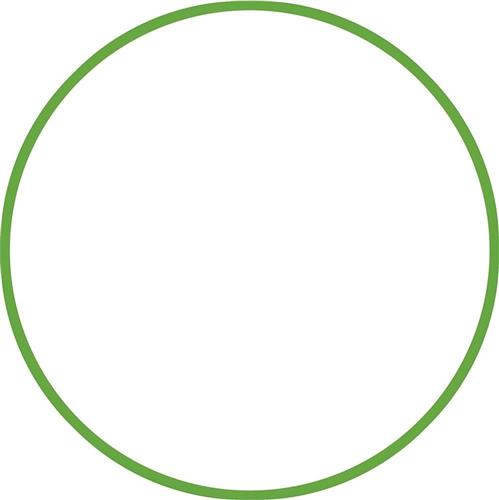 Amila Στεφάνι Ρυθμικής με Διάμετρο 70cm Πράσινο