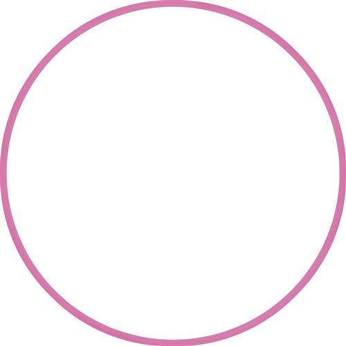 Amila Στεφάνι Ρυθμικής με Διάμετρο 76cm Ροζ