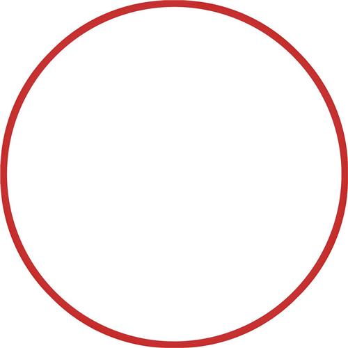 Amila Στεφάνι Ρυθμικής με Διάμετρο 80cm Κόκκινο