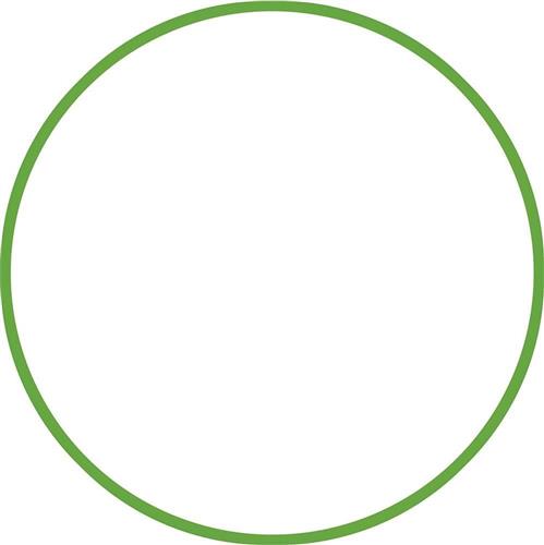 Amila Στεφάνι Ρυθμικής Πράσινο με Διάμετρο 70cm